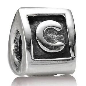 Pandora Silver 'C' Charm